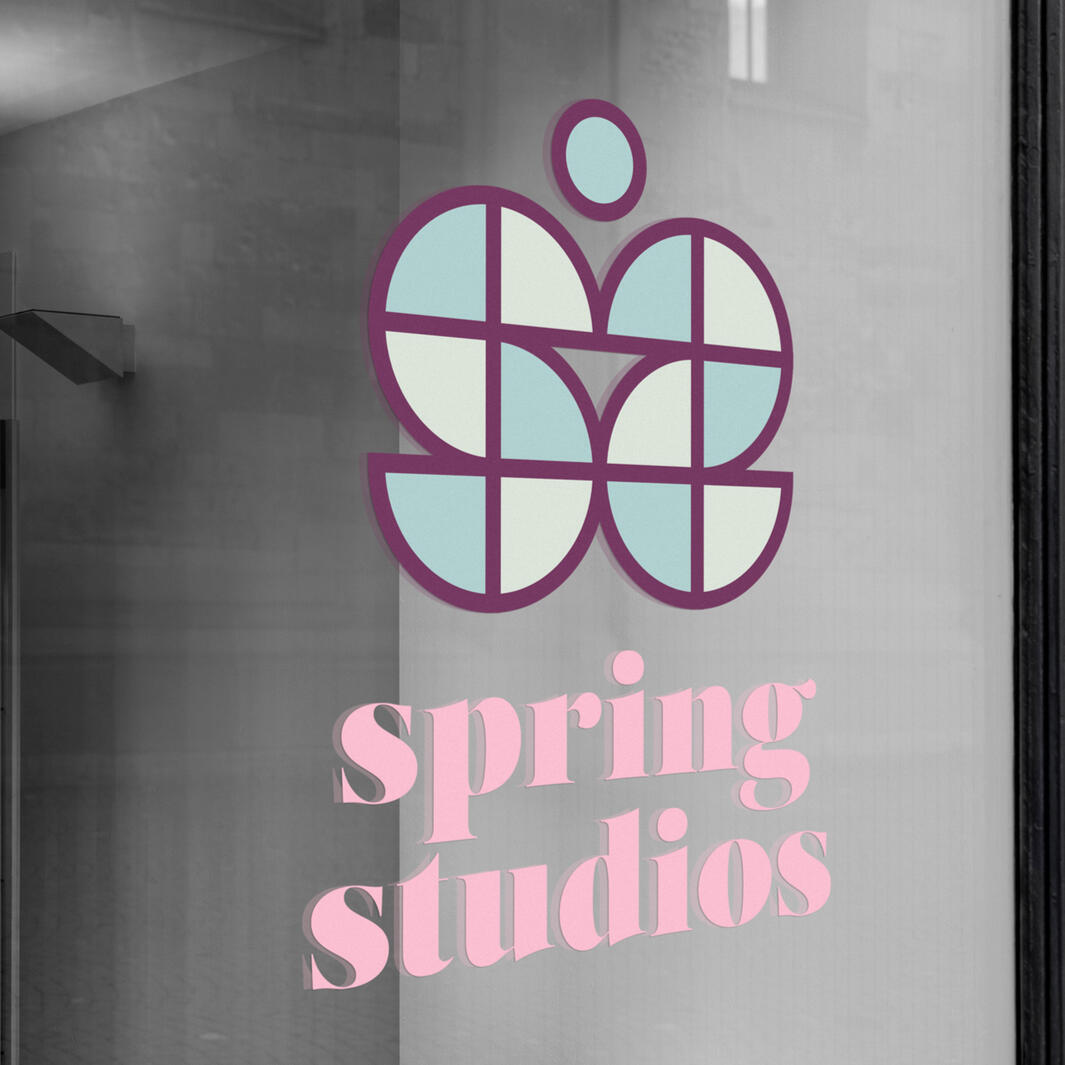 Spring Studios logo mockup