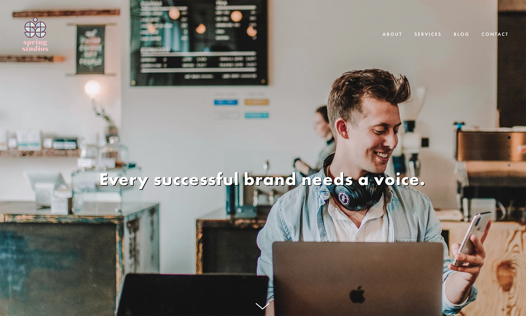 Spring Studios homepage